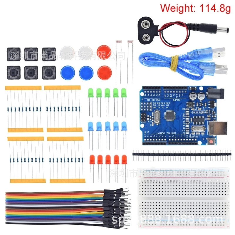 Starter Kit UNO R3 with motherboard starter kit 13 in 1 starter kit 400 hole breadboard