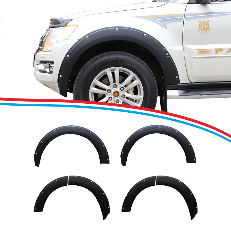 Aplicable Pajero coche rueda ceja antiarañazos Mitsubishi Pajero v97v93 Fender Flares