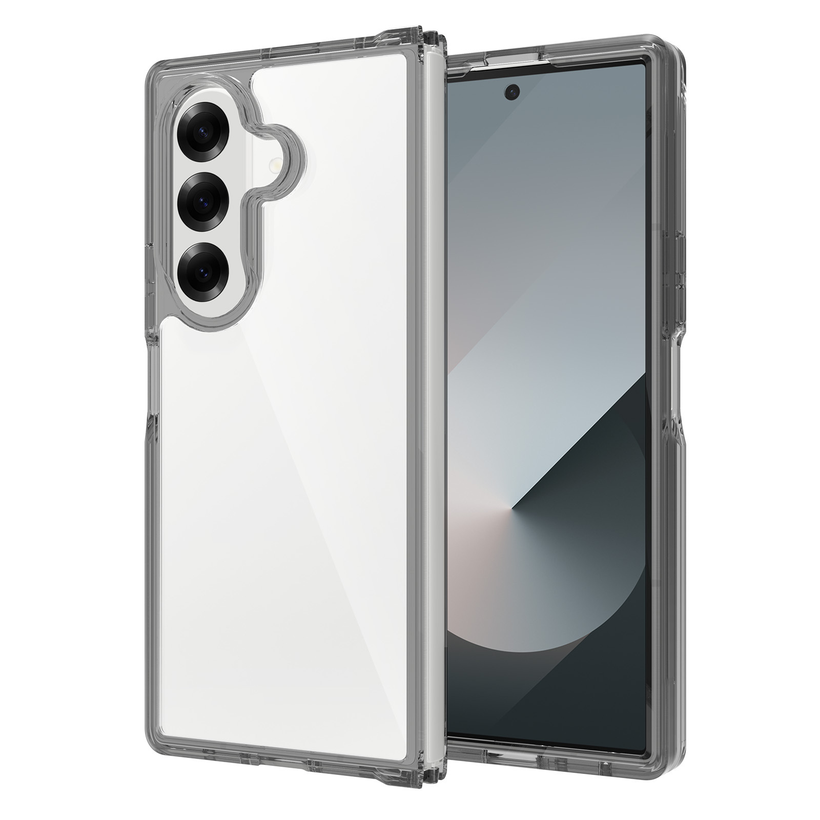 Aplicación transfronteriza Samsung izquierda y derecha plegable Z Fold7 funda protectora transparente 2.0 fábrica de fundas para teléfonos móviles antiarañazos de una pieza