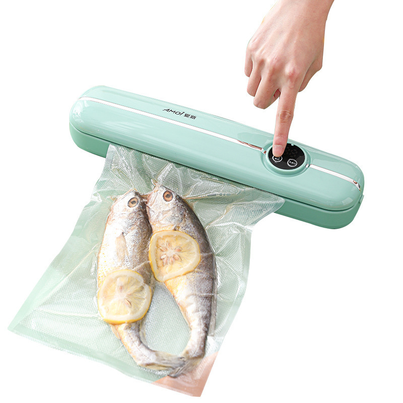 Xia Xin 全自動真空シール機漏れ防止鮮度保持乾湿両用小型家庭用食品包装機真空|undefined