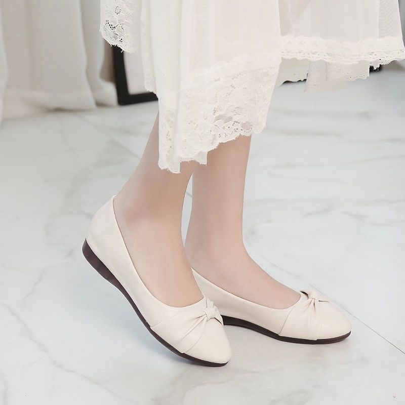 Mocasines Planos para Mujer de PU con Tacón Grueso para Uso Casual image 4