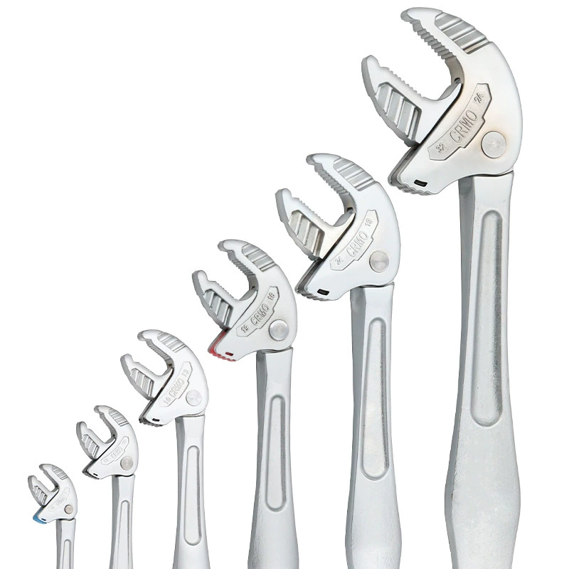 SMU зажим типа краба, многофункциональный быстрый адаптивный ключ с имитацией трещотки, промышленный ключ с большим отверстием, разводной ключ