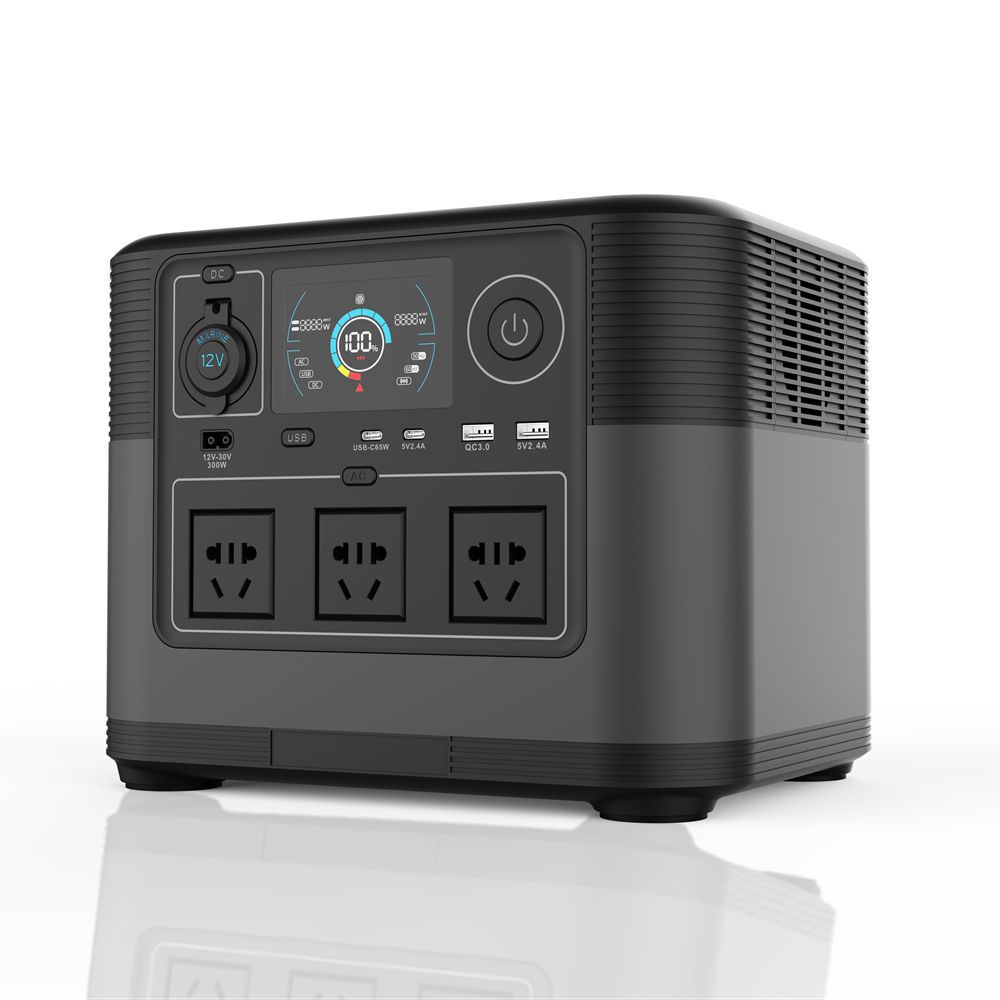 Fuente de alimentación portátil para almacenamiento de energía al aire libre, 1200w, gran capacidad, 1008wh, carga rápida, fuente de alimentación de emergencia multifuncional para el hogar, venta al por mayor