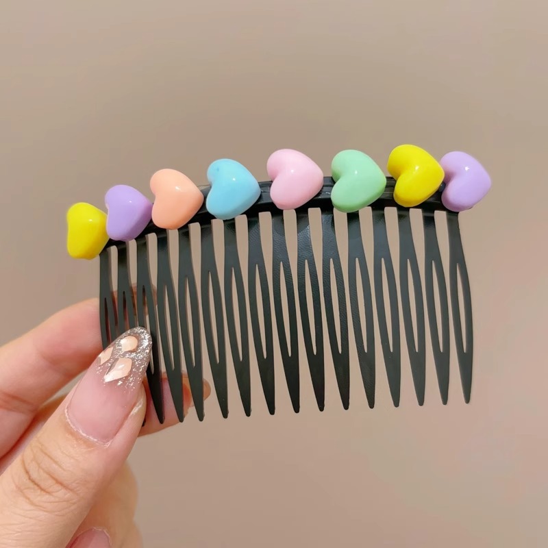 2025 nuevos niños lindo peine de pelo roto niña frente flequillo insertado peine horquilla niña parte posterior de la cabeza horquilla tocado