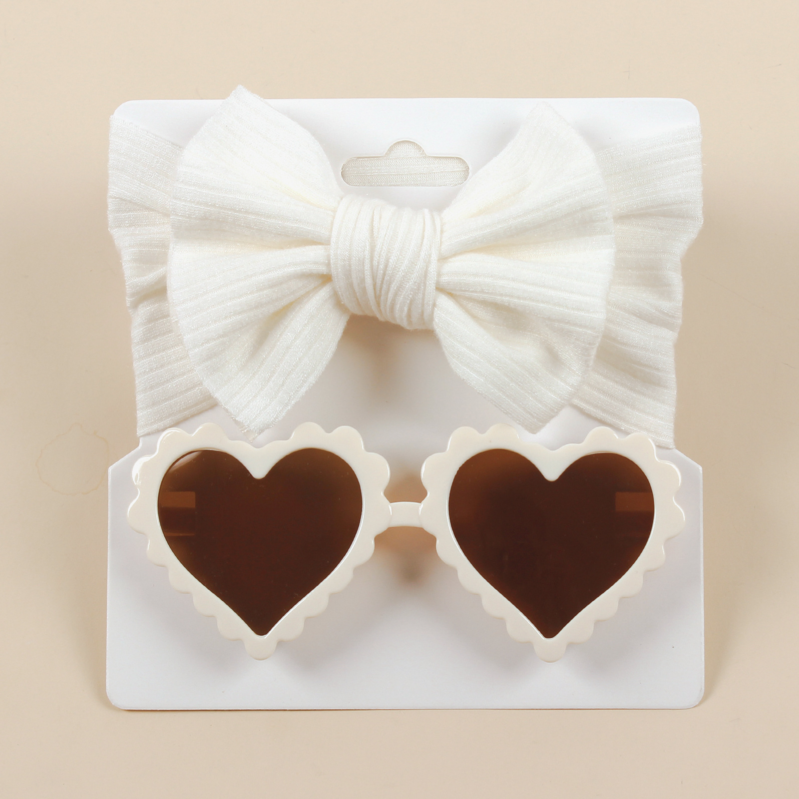 Simple Style Commute Solid Color Bow Knot Plastic Knit Hair Band display picture 3