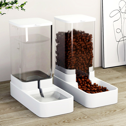 Automatic cat feeder, water dispenser, cat bowl, dog bowl, dog basin, cat food basin, dog food basin, automatic water refilling kettle