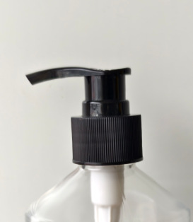 Fábrica directa 350ml botella de desinfectante de manos de cristal de hombro inclinado botella de champú de baño de presión transparente botella de champú image 10
