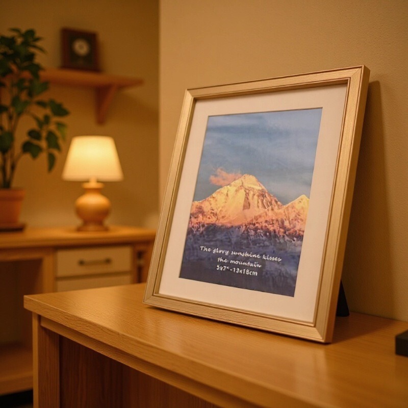 886 Living Room Literary High-End Aluminum Alloy Welded Photo Frame Table Photo Album Hanging Painting 8*10 Photo Frame Table Simple Painting