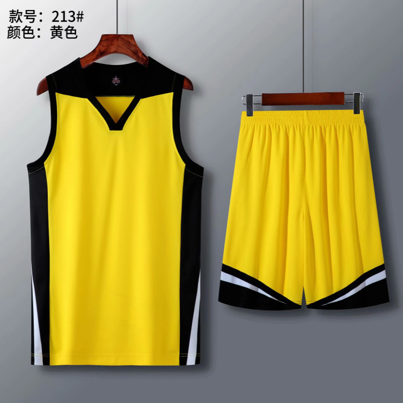 夏季青少年运动团队篮球服套装  透气吸汗学生比赛背心篮球服印号|undefined