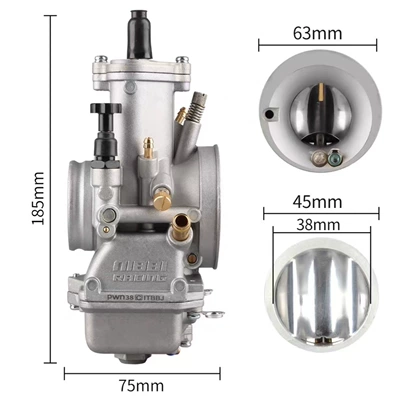 Motosiklet ləvazimatları və aksesuarları — knife competitive carburetor NC250 - nibi-pwn-19kg-rush-sports-edition