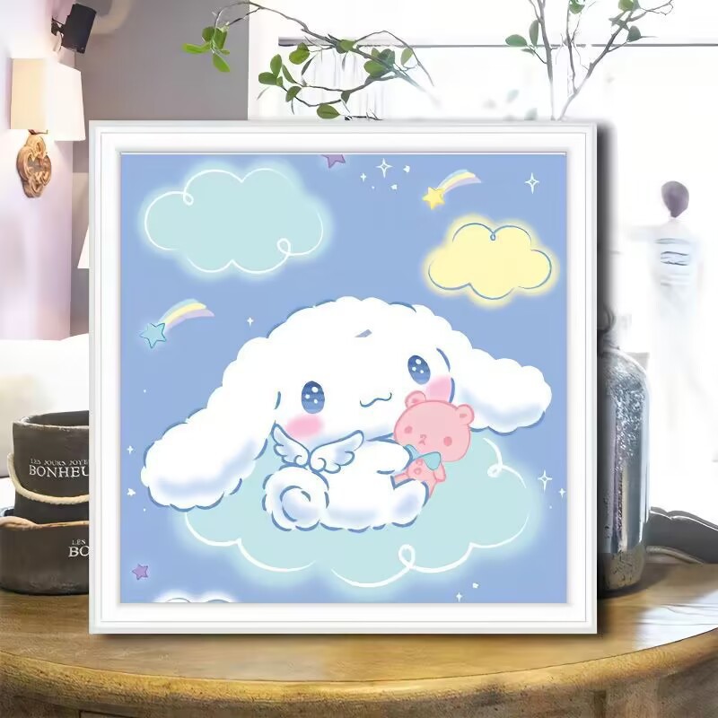 Nuevo dibujo de diamante infantil de labu diy pegatinas de diamante con marcos de fotos hechas a mano diy puzzle pegatinas de mampostería image 79