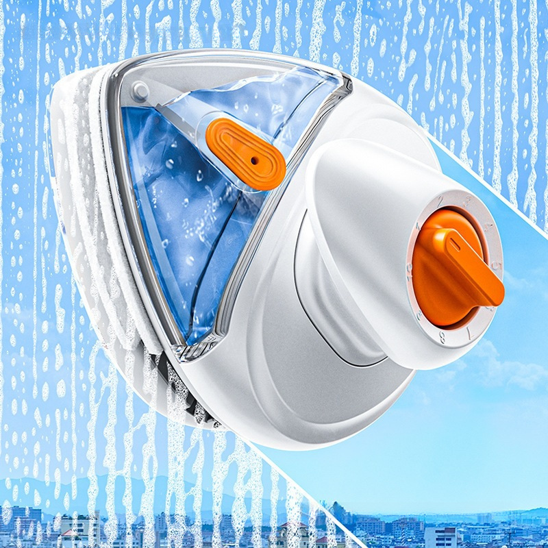 Professional Cleaning Tools for High-Rise Exterior Windows, Housekeeping Cleaning Brushes, Glass Scraping Artifacts, Double-Sided Household Wiping and Washing