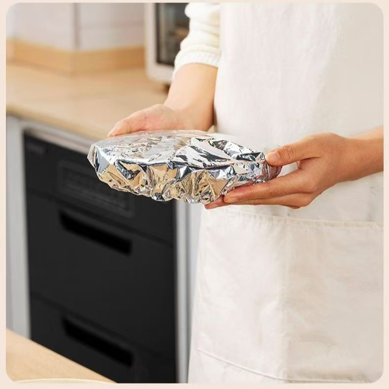 película de aislamiento de aluminio cubierta de aislamiento térmico de mesa de comedor cubierta de aislamiento térmico de aluminio de grado alimenticio cubierta de película fresca cubierta de aislamiento térmico cubierta de caja de comedor