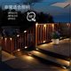Solar Outdoor Garden Lamp Home Garden Layout Waterproof Stair Step Lamp Enclosure Wall Lamp Railing Decorative Lamp