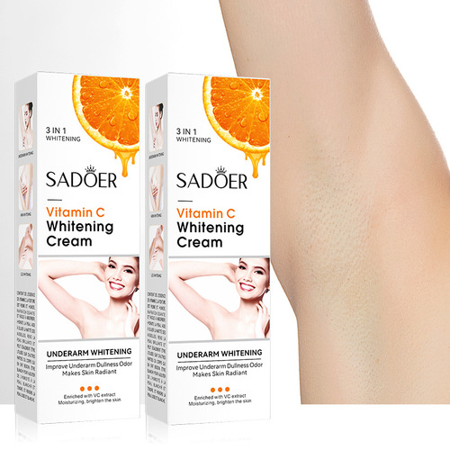 SADOER Vitamin C Underarm Whitening Cream Moisturizing, Replenishing, Evening, Tender, Beautifying, Moisturizing and Whitening Cross-Border