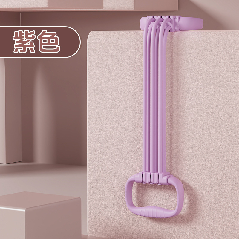 여성용 6단 텐셔너, 오픈백, 아름다운 어깨, 탄성 저항밴드, 요가 스트레칭, 피트니스 텐션 로프, 홈백 텐셔너