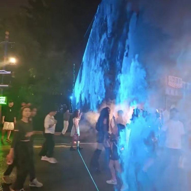 网红北极光全息投影 售楼处活动策划 房地产提升人气互动装置租赁