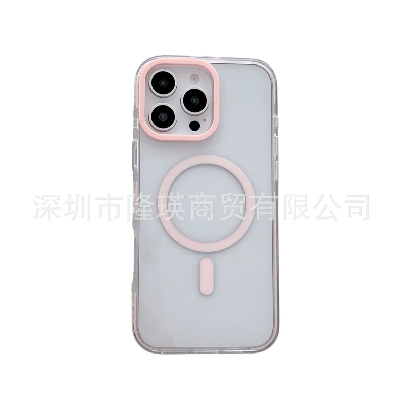 Apple 16ProMax 携帯電話ケース 2 色アクリル透明 16Pro 磁気 iPhone17 ハイエンドに適しています。|undefined