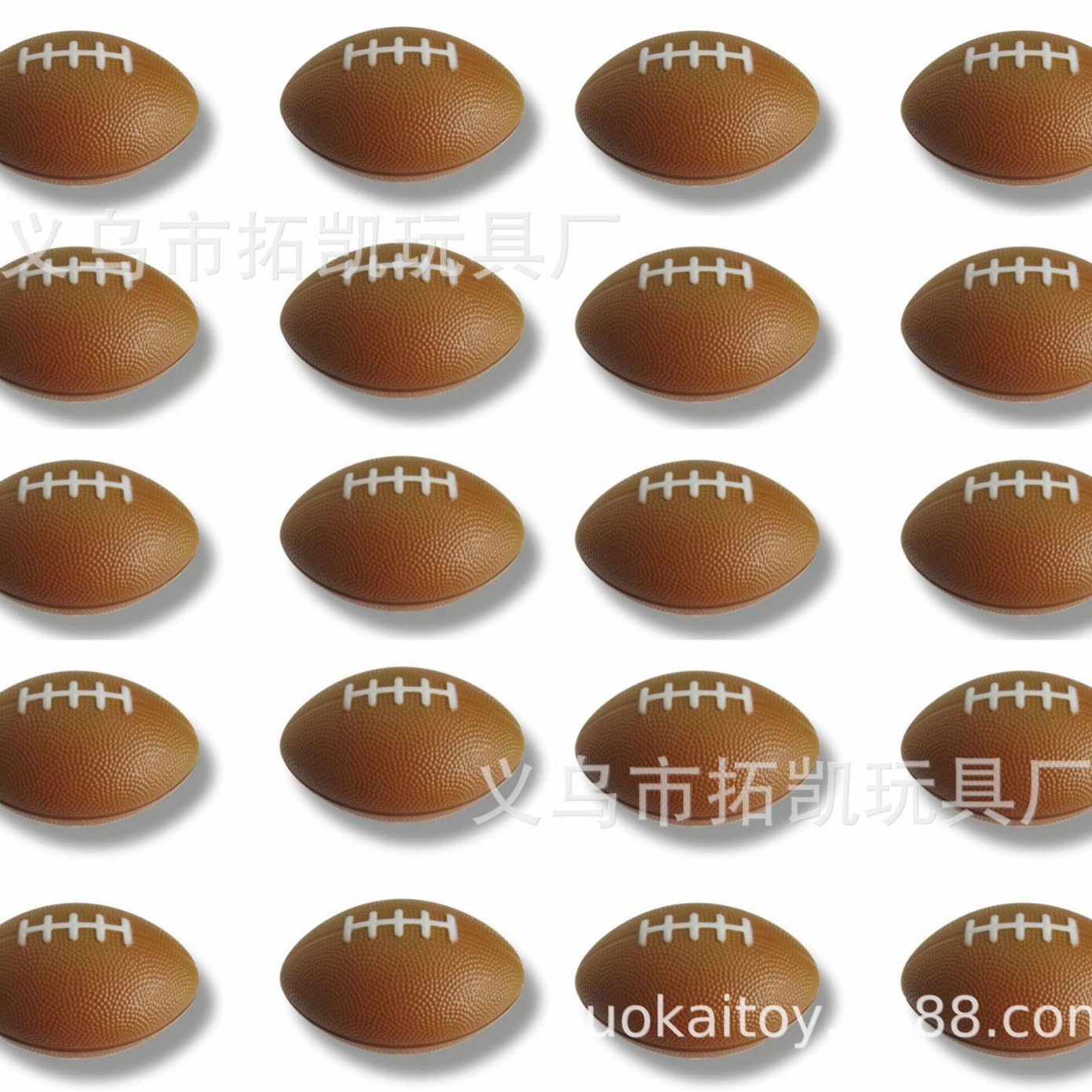 High-Quality Cross-Border Mini Rugby Ball 5.5*3.5cm Small Soccer Toy Creative Portable Solid Design