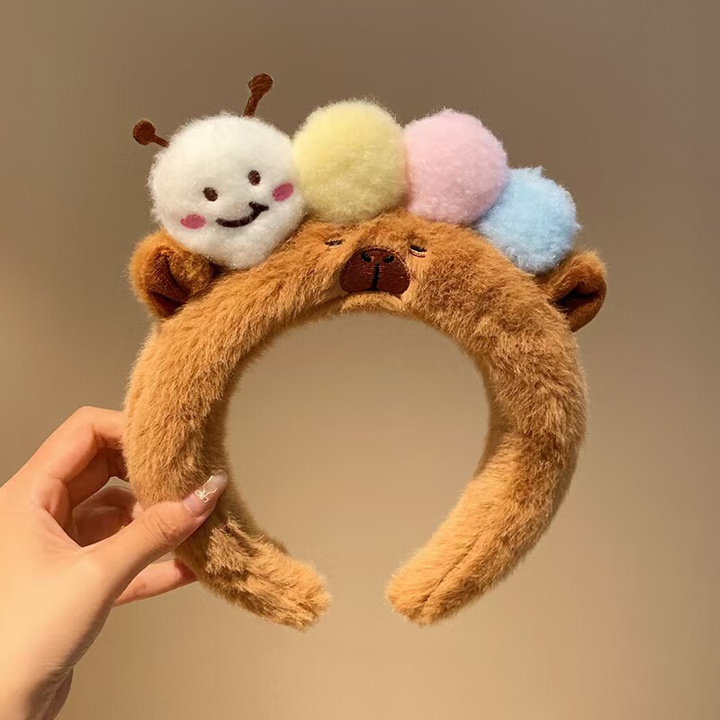 かわいい漫画のヘッドバンド、面白い鯉恐竜の頭飾り、超かわいいサメのヘッドバンド、大人と子供向けの写真撮影用のヘアピン|undefined
