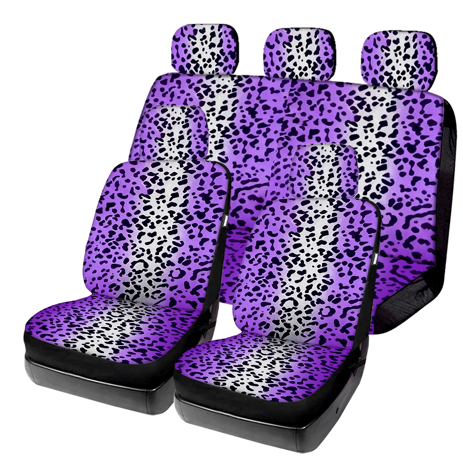 Cross-Border Best-Selling Leopard Print Universal Car Seat Covers Amazon Temu Mercado Libre Mexico