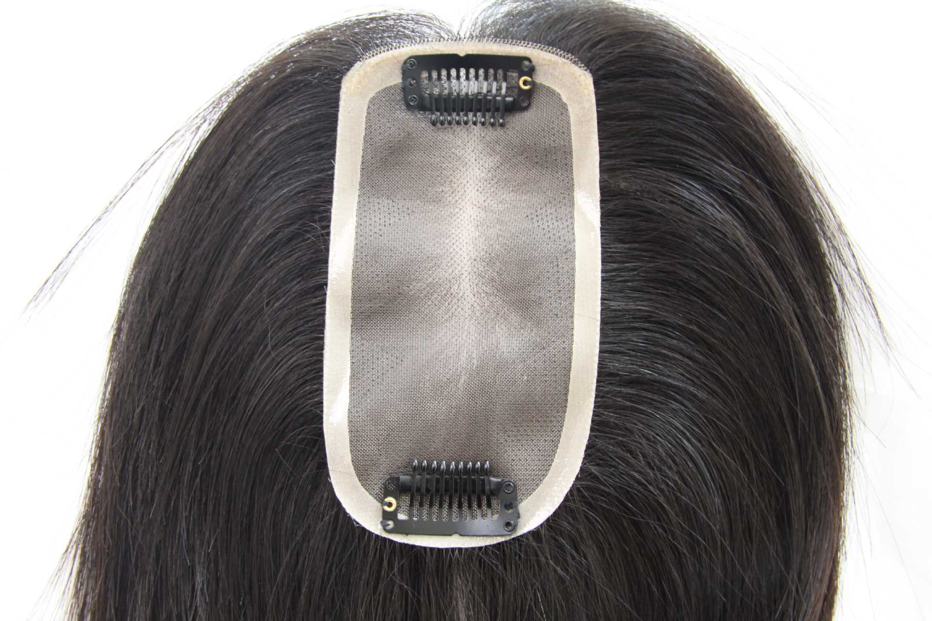 Echthaar Haarteil Mit Pony Zur Abdeckung Von Grauem Haar Volumen_voghion.com