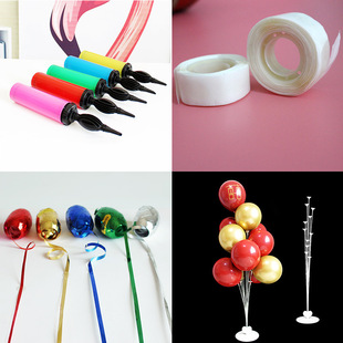 Inflator Knotter Electric Accessories Ribbon Chain Glue Dot Balloon Shape Balloon Light Line Warm White Tied Floating Table Floating Floor