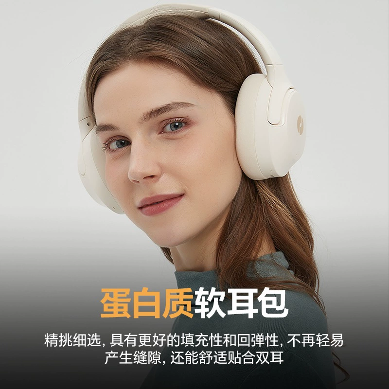 Наушники Jiyin K5pro - активное шумоподавление уровня 6, Bluetooth 5.3, беспроводные, длительная автономность, для игр/учёбы