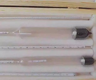 Ll Alcohol Meter Four Sets 0-25-50-75-100 Accuracy 0.2 Alcohol Meter Alcohol Hydrometer Concentration