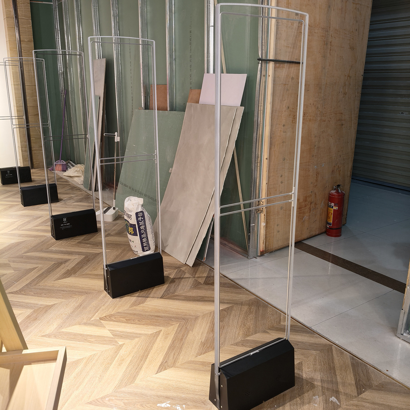 无边框亚克力声磁服装防盗报警门禁超市入口防盗器卖场商品防盗门