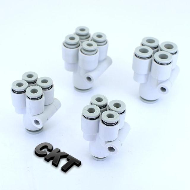 SMC型Y型五通接头KQ2UD04-06 KQ2UD06-08  KQ2UD04-00 KQ2UD06-00