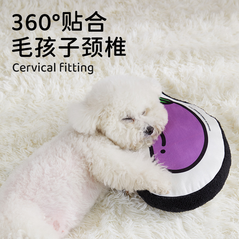 Vegetales estampados, frutas, almohadas para perros, juguetes de tela, cojines para gatos, juguetes para perros para aliviar el aburrimiento