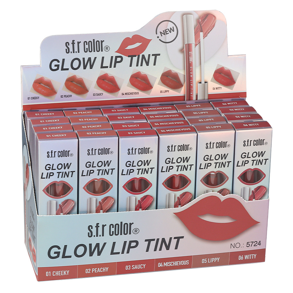 s.f.r color transfronterizo para blanquear y desvanecer las líneas labiales, fácil de pigmentar, brillo labial barato para estudiantes de color suave.