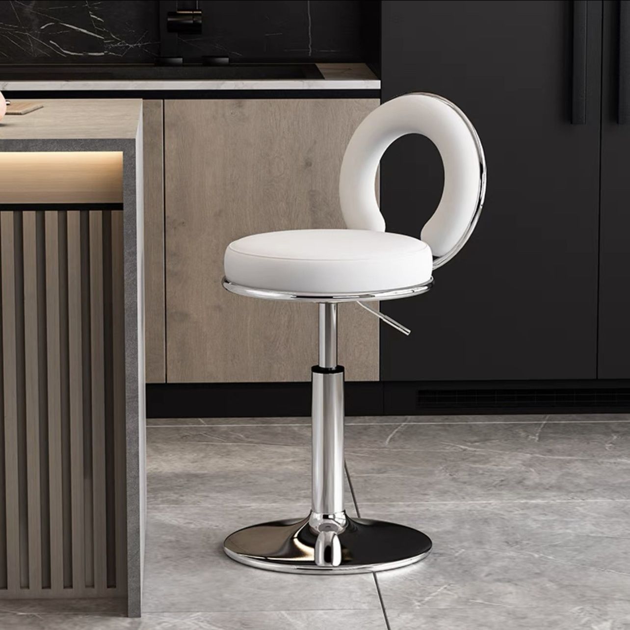 Silla de bar respaldada taburetes altos para el hogar taburetes modernos simples de alta calidad cajero de recepción elevador silla de bar alta