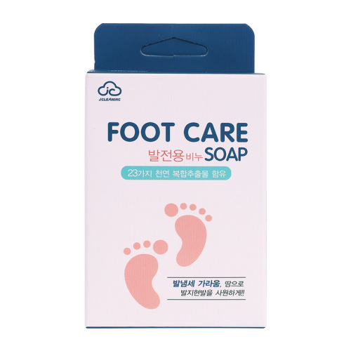 Foot care cleaning athlete's foot soap exfoliating cooling anti-itch foot bath foot sweat athlete's foot handmade soap manufacturer wholesale