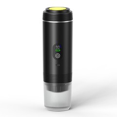 国境を越えたポータブルカプセルコーヒーマシンアメリカンスタイル電気小型ワイヤレス加熱車コーヒーマシン