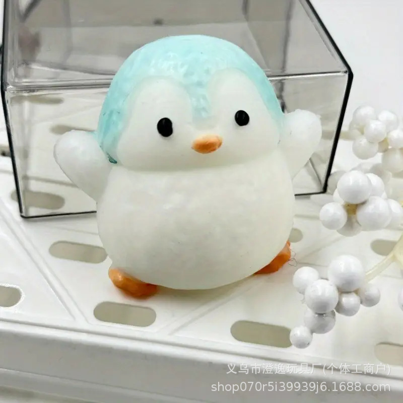 超柔らかい減圧おもちゃ、かわいいペンギン、かわいいペットのペンギン、ゆっくりと反発するおもちゃ、減圧アーティファクト|undefined