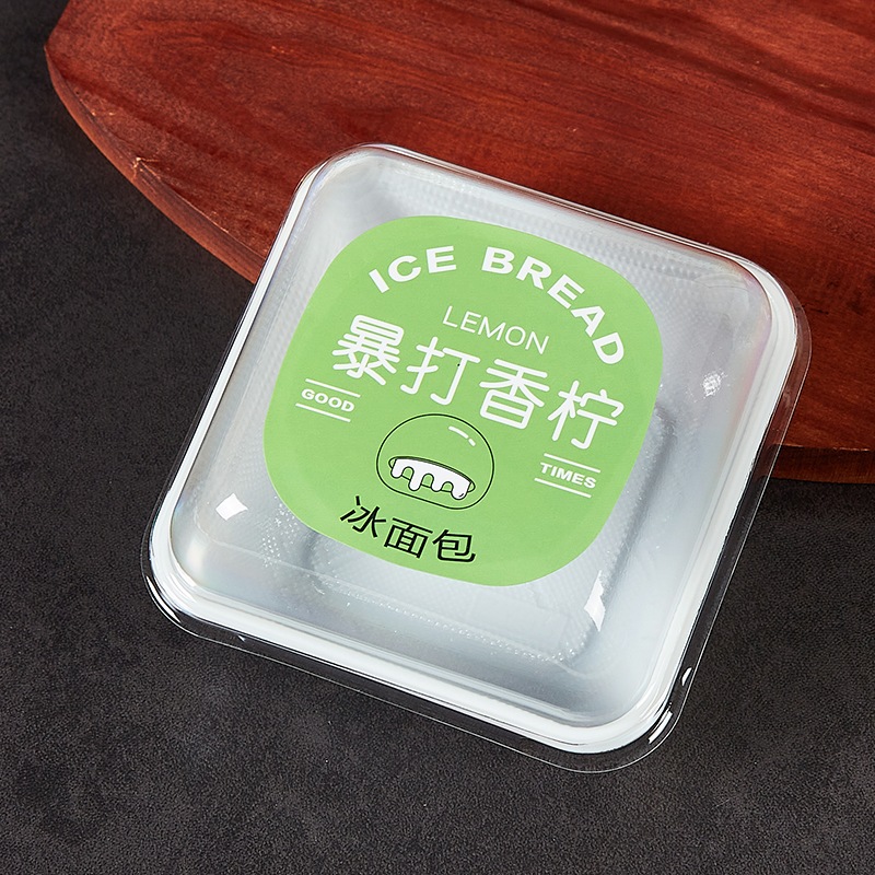 Caja de embalaje de plástico de soplado de pan helado, caja de pan helado, caja de pan helado, caja de pan helado, caja de pan helado