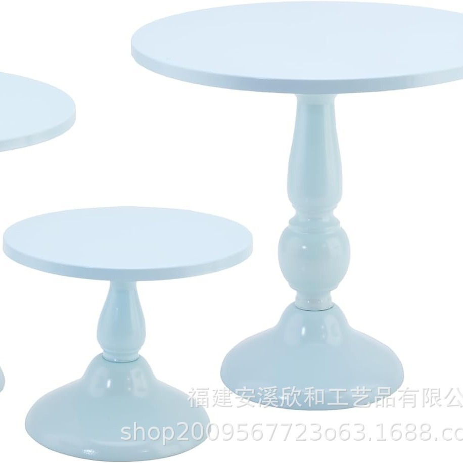 Estante de pastel de metal europeo tienda de té de leche dulces dulces dulces bandeja de pies altos props de boda bandeja de pastel decoración