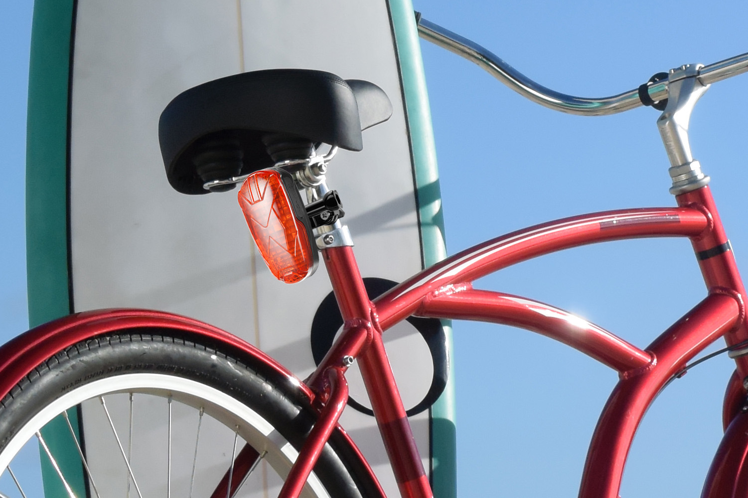 4Gtk906 Locator Bicycle Tail Light Anti-Theft Anti-Lost Waterproof Long Standby Global Version