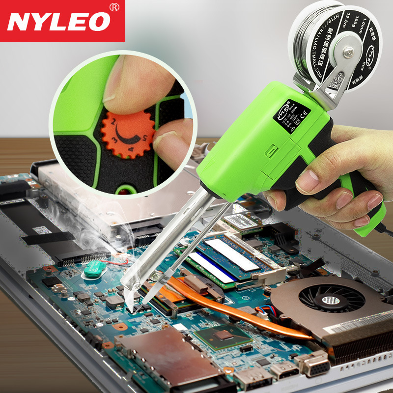 NYLEONL106自动焊锡枪内热家用电烙铁电子维修手持枪式焊接枪速热