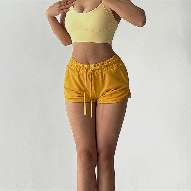 Sexy Slim-fit Yoga Sports Casual Shorts Women's Running Summer Loose Pure Cotton Breathable Thin Hot Pants Three-point Sexy Slim-fit Yoga Sports Casual Shorts Women's Running Summer Loose Pure Cotton Breathable Thin Hot Pants Three-point