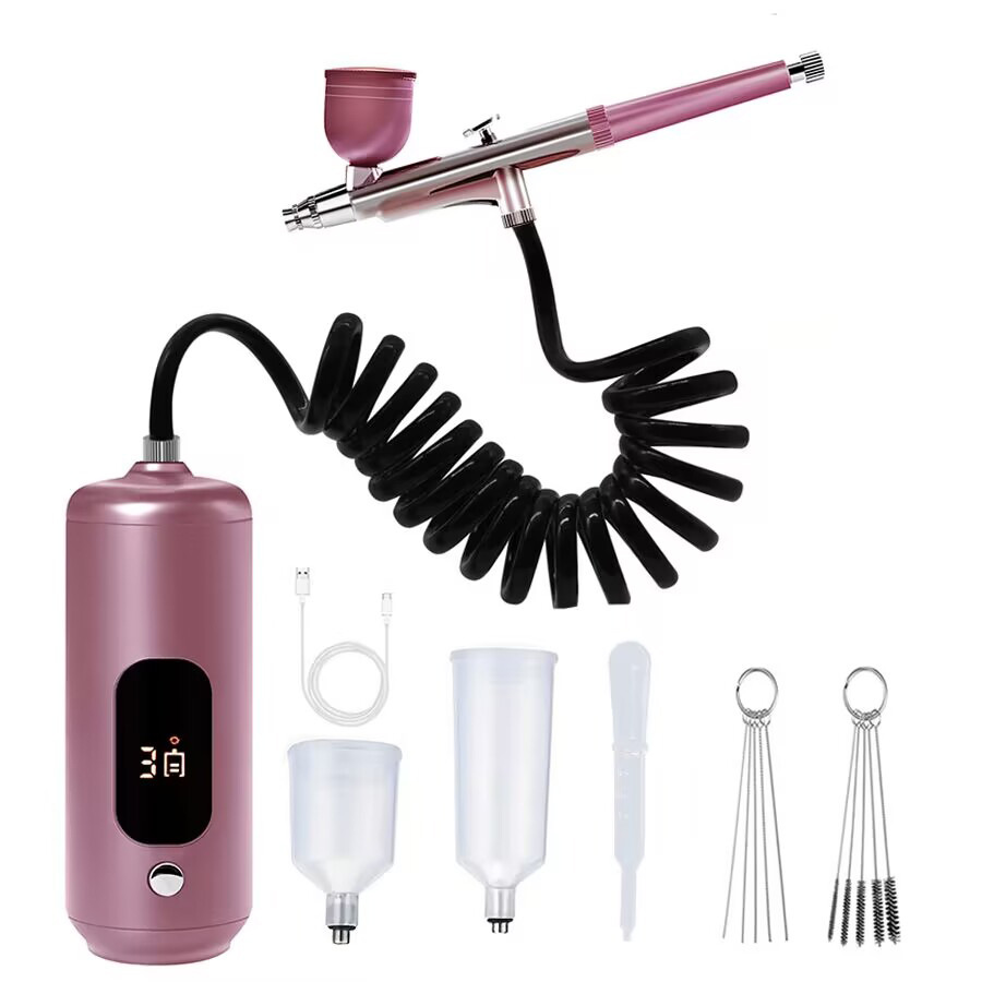 Pantalla de visualización inyector de oxígeno de alta presión nanométrico agua pulverización esencia de pintura introducción pulverización doméstica portátil instrumento de belleza transfronterizo