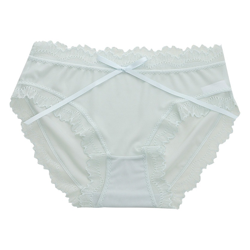 Panties Women's Lace Sexy Mid-waist Japanese Girl's Light Breathable Lace Panties Women's Sexy Lace Panties