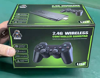 Controller wireless M8 nostalgico TV 2.4G PS1 home mini arcade U-treasure console di gioco_voghion.com