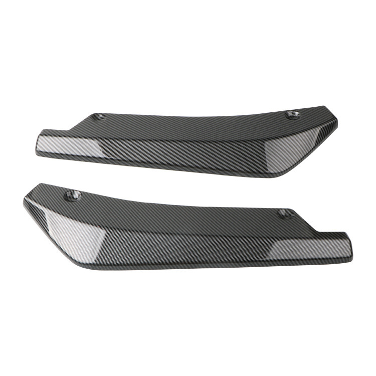 Universal Car Rear Corner Protector, Modified Rear Bumper Corner Anti-Collision Decorative Rear Corner Guard, Rear Lip and Rear Spoiler Modification Parts