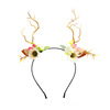 Christmas Mori female antlers hair hoop immortal festive jewelry elk hair clip plush hair card flower elves hair hoop