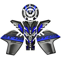 Motorcycle decal accessories Yamaha MT-09 MT09 fuel tank sticker fishbone sticker anti-slip sticker sports car modification sticker