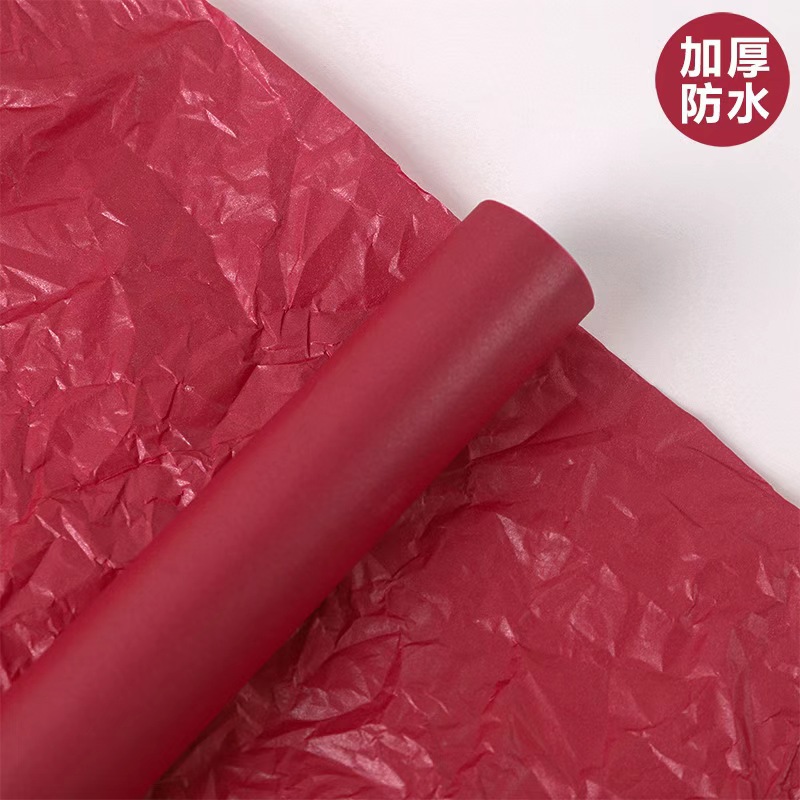 Impermeable perla pera papel redondo ramo forro embalaje material de papel paquete flor papel pastel habitación material floral