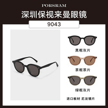 韩国潮牌眼镜2024新款板材gm墨镜obon专柜品质情侣防紫外线太阳镜